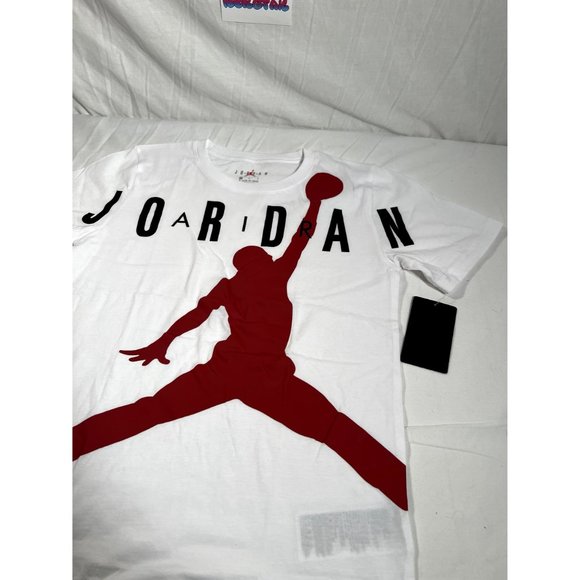 Jordan Jumpman Shirt Youth sz Large 12/13 White NWT - Picture 2 of 4